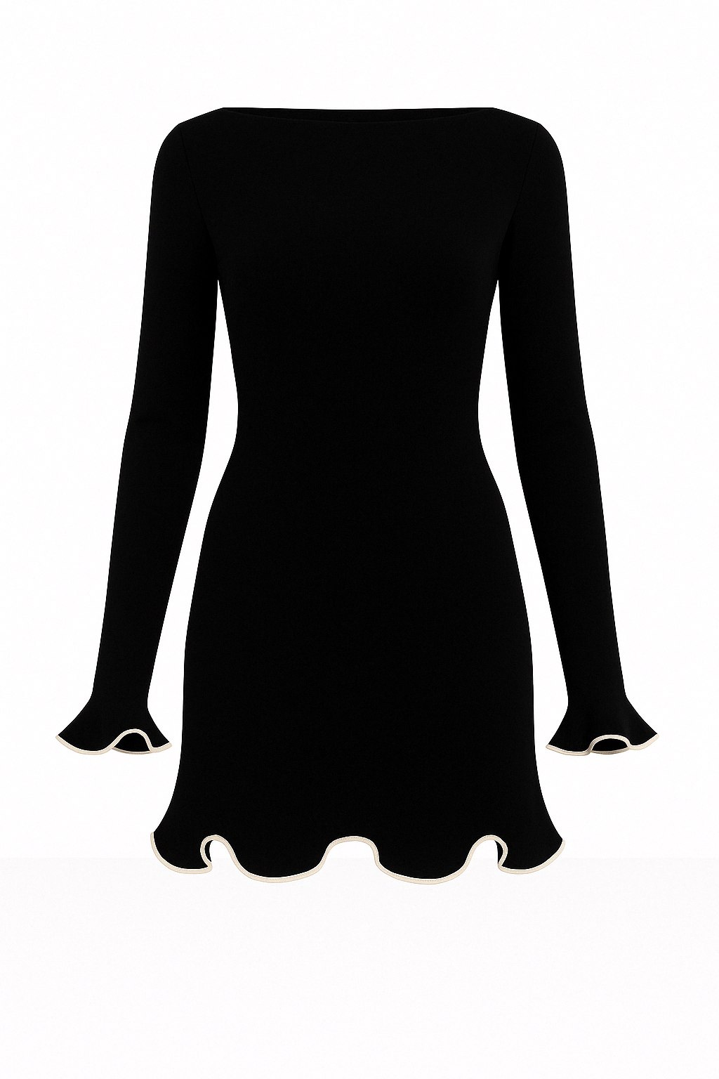 Petite Robe Noire Côtelée