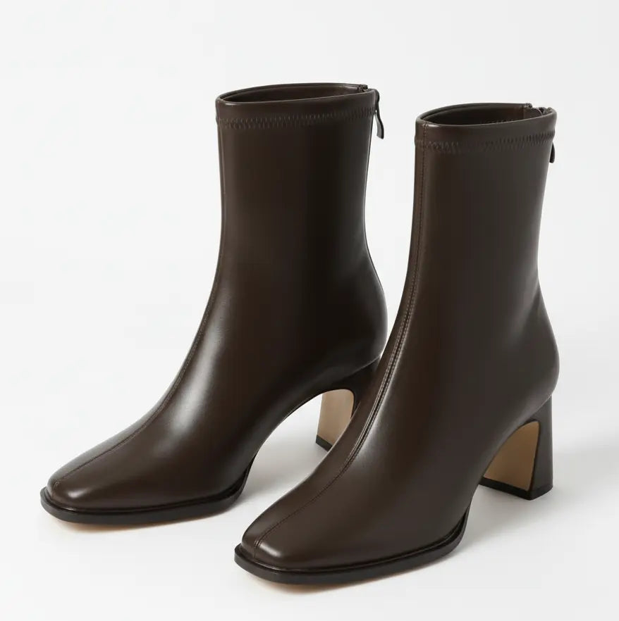 Bottines Cuir Confort Talon Chic - Joly Affirmée Joly Period