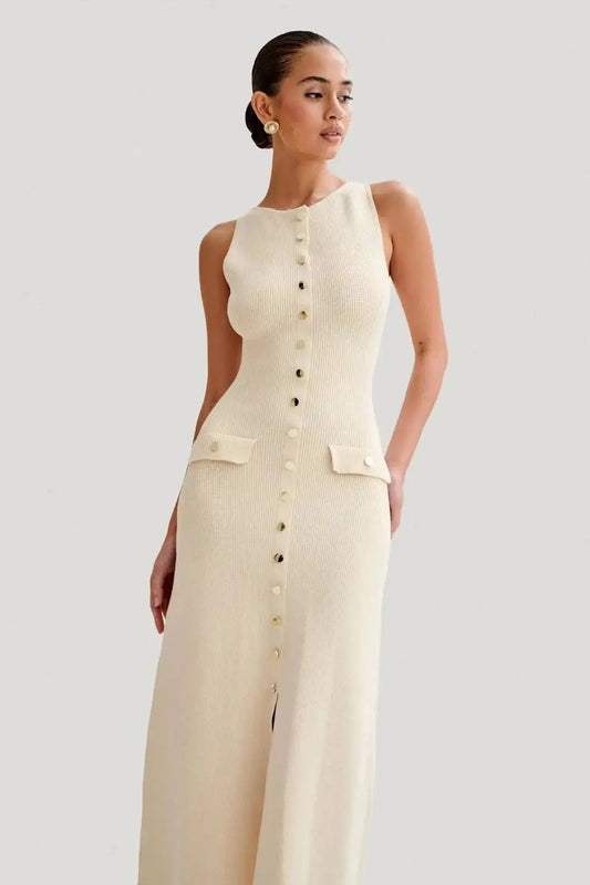 Robe Maxi Chic Boutonnée - Joly Period