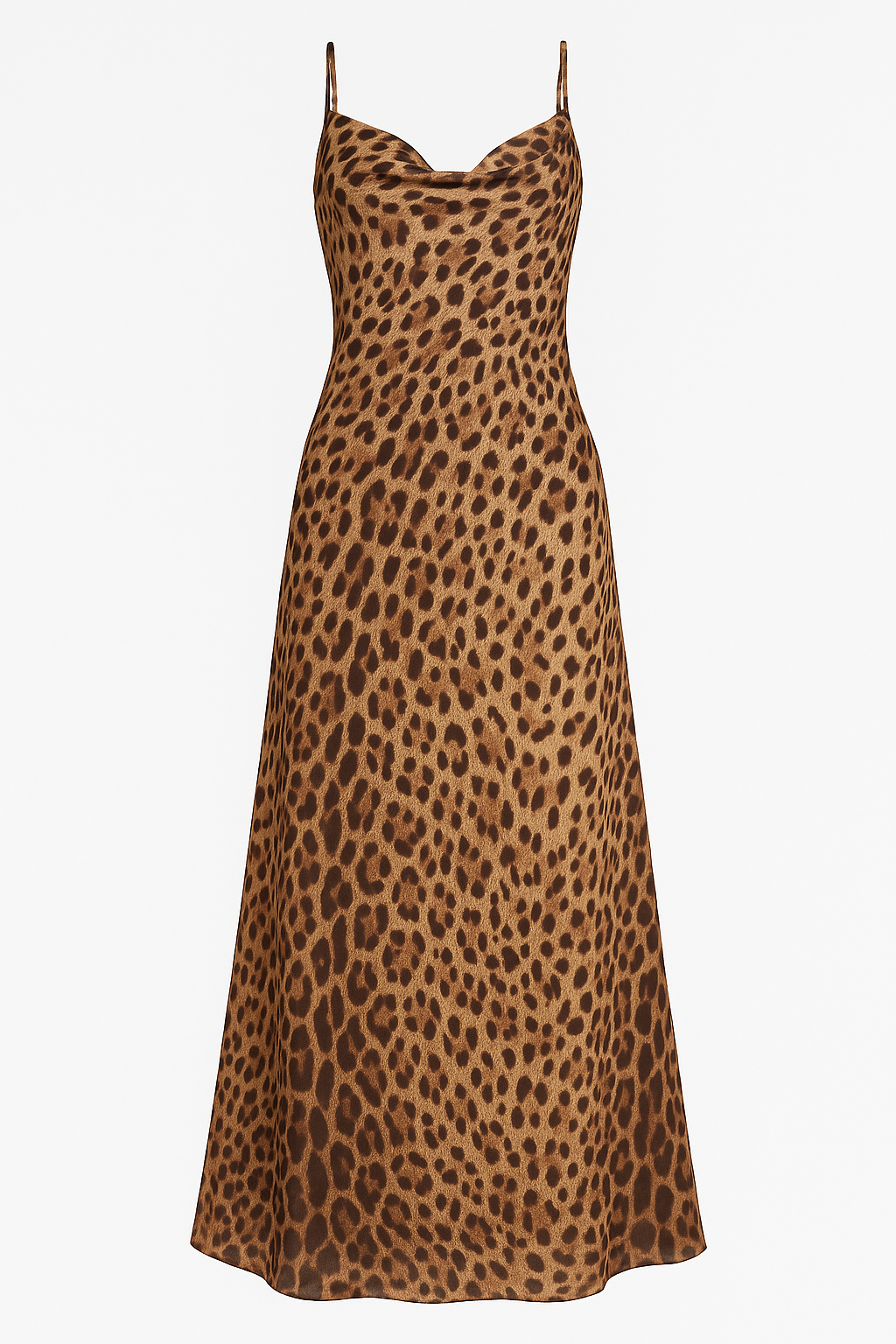 Robe maxi imprimé léopard