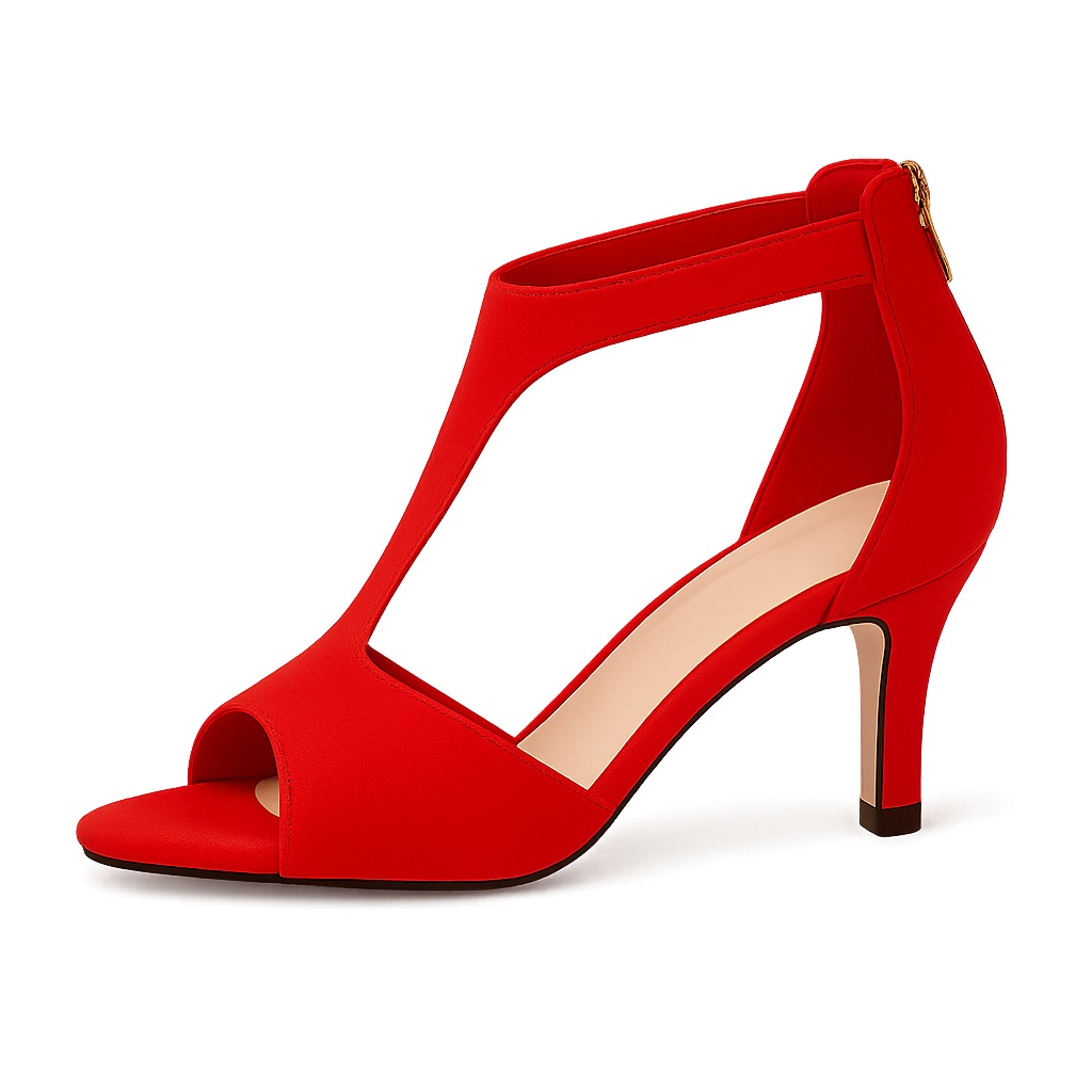Sandales à Talons Mi-Hauteur