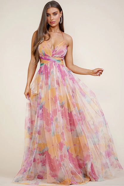 Robe Maxi Imprimé Floral