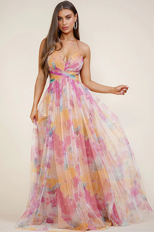 Robe Maxi Imprimé Floral