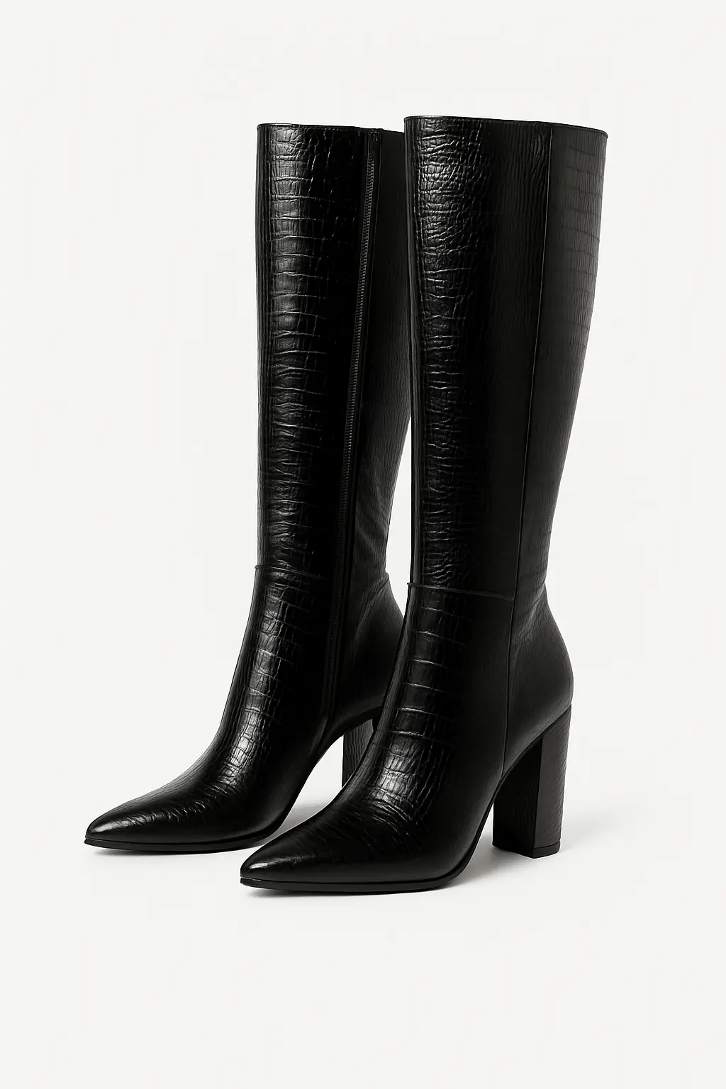 Bottes Hautes Effet Croco – Joly Minuit - Joly Period