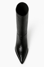 Bottes Hautes Effet Croco – Joly Minuit - Joly Period