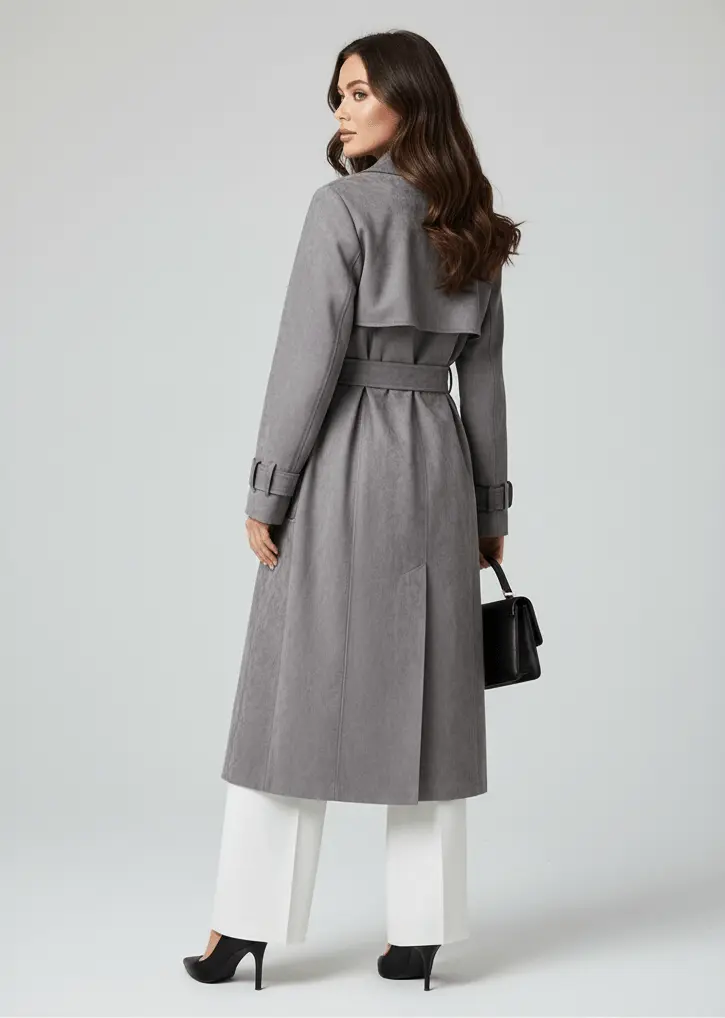 Trench Long en Daim - Joly Éclipse - Joly Period