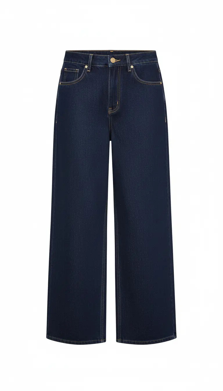 Ensemble Denim Oversize Ceinturé – Joly Indigo Joly Period