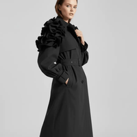 Trench Haute Couture – Joly Volants Noir - Joly Period
