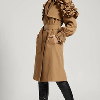 Trench Haute Couture – Joly Volants Noir - Joly Period