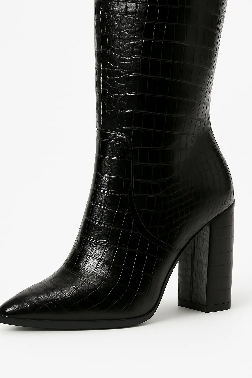 Bottes Hautes Effet Croco – Joly Minuit - Joly Period