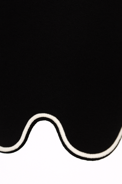 Petite Robe Noire Côtelée