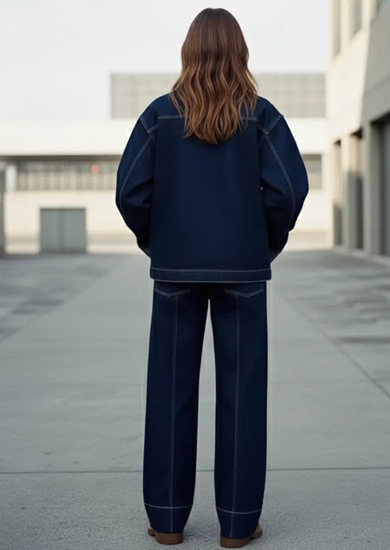 Denim Set Oversize – Joly Navy Joly Period