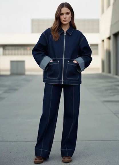 Denim Set Oversize – Joly Navy Joly Period