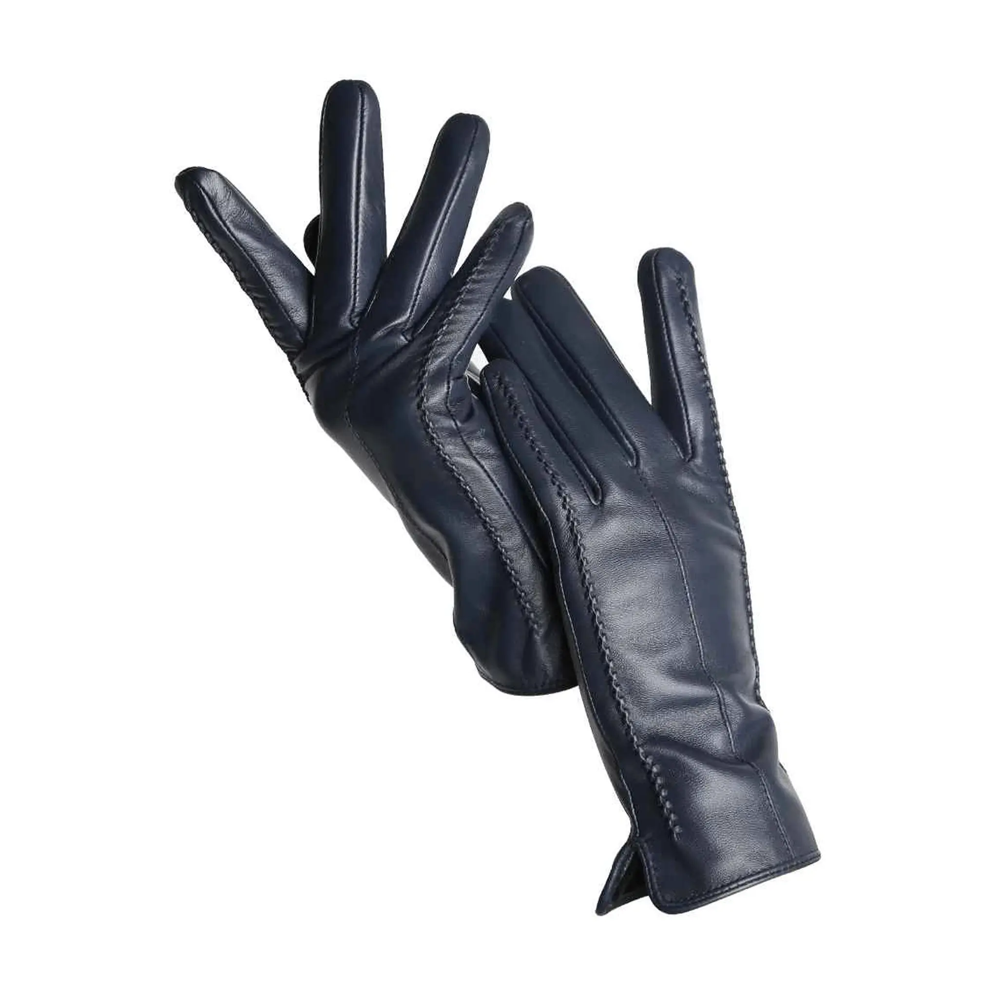 Gants en Cuir Véritable Noir – Joly Élégance - Joly Period