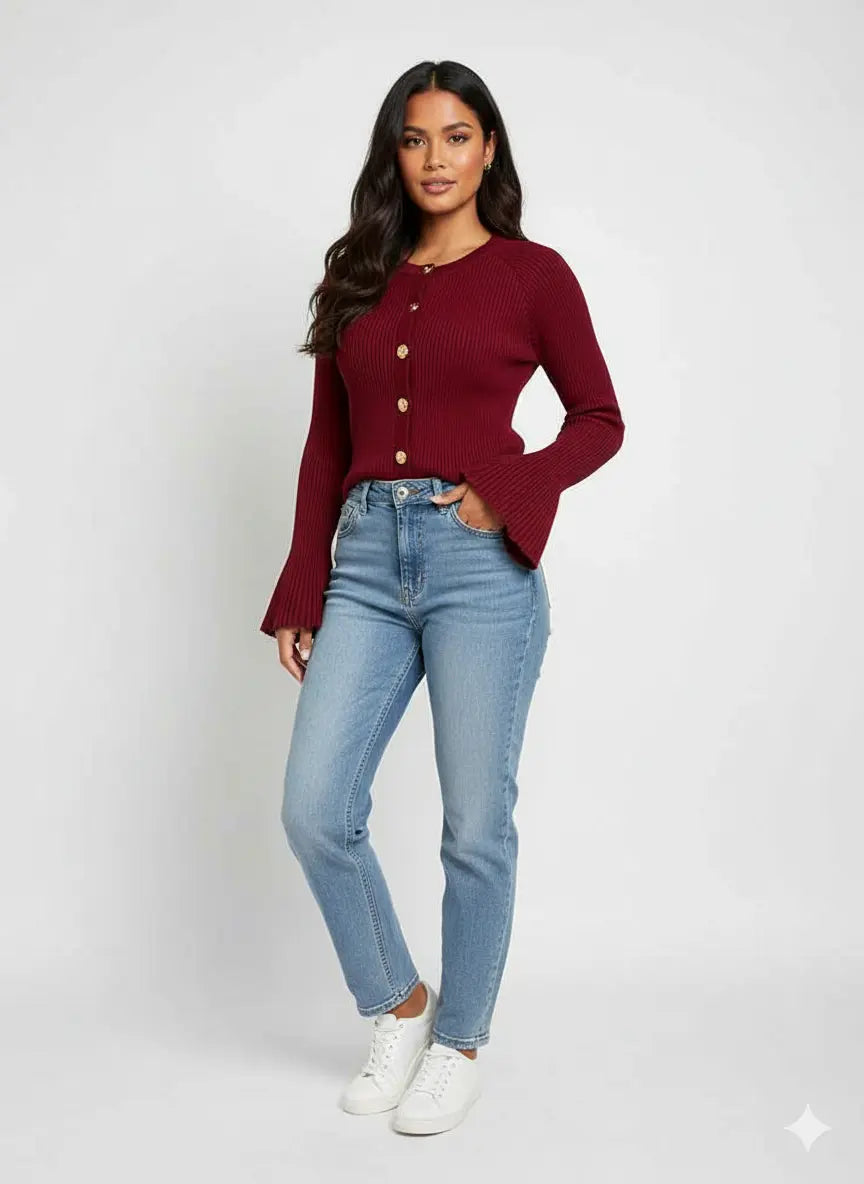 Cardigan Femme Bordeaux – Joly Grenat Joly Period