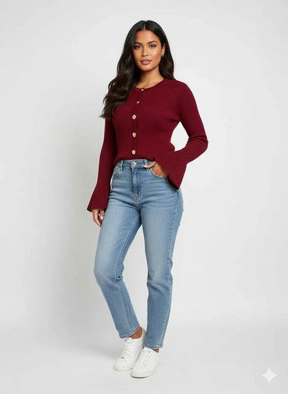 Cardigan Femme Bordeaux – Joly Grenat Joly Period