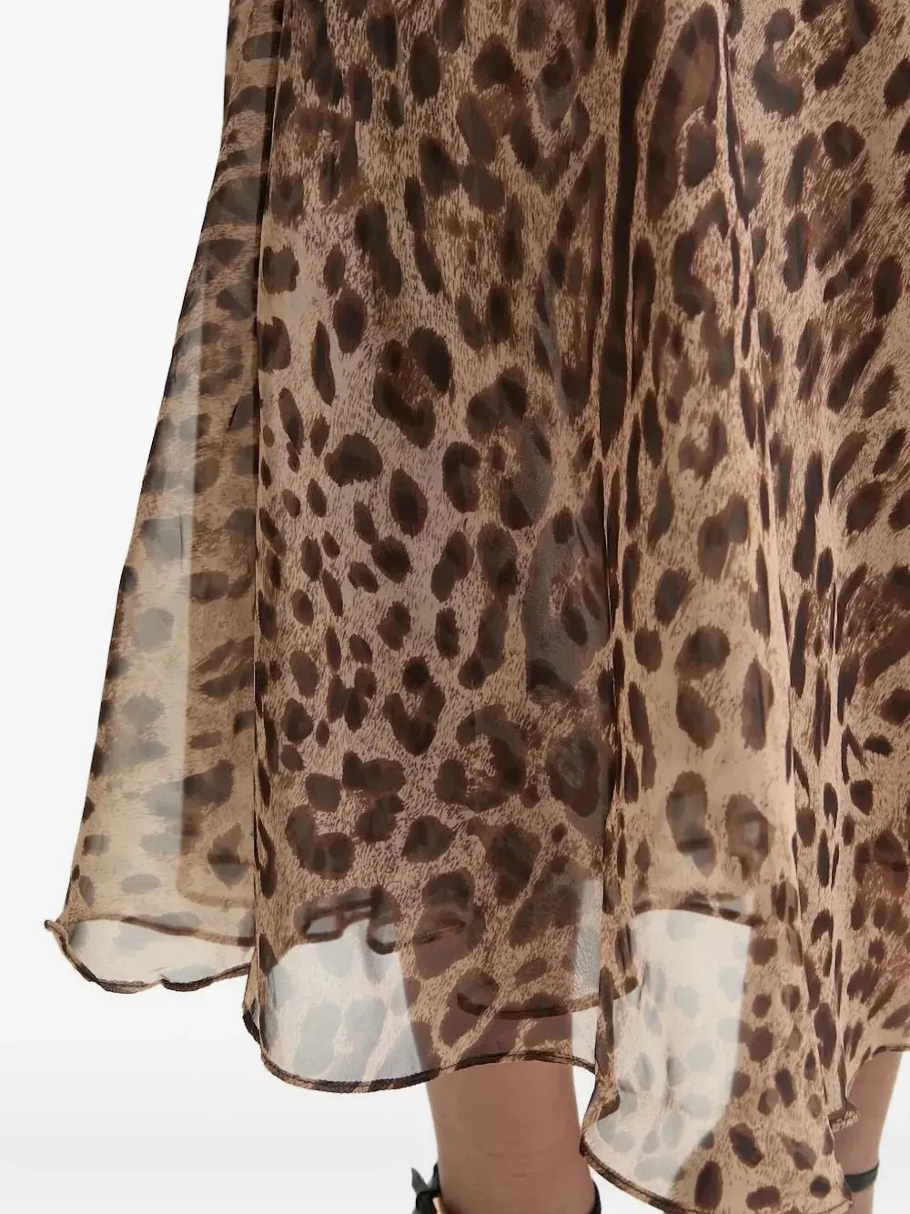 Robe maxi imprimé léopard - Joly Period