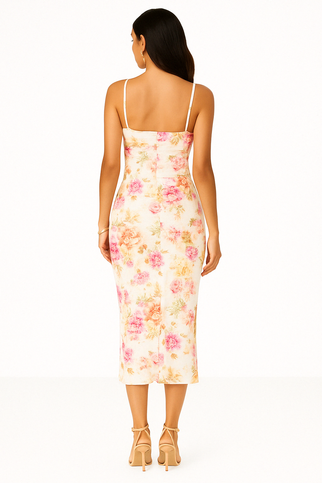 Robe longue fleurie