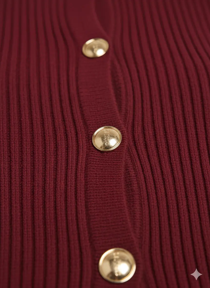 Cardigan Femme Bordeaux – Joly Grenat Joly Period